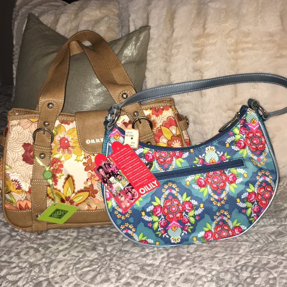 Two new with tags hand bags.